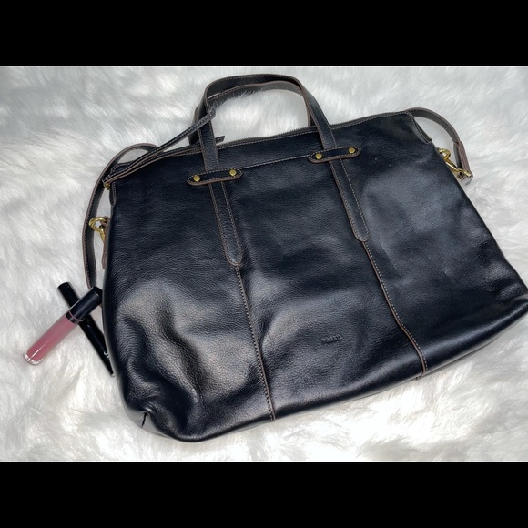 Fossil Black Laptop/Messenger Style Bag - Picture 2 of 9